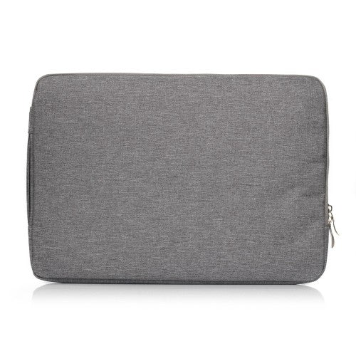 Laptop sleeve 11-12 inch grijs, stevige grijze sleeve voor laptops van 11 tot 12 inch, perfect voor bescherming.