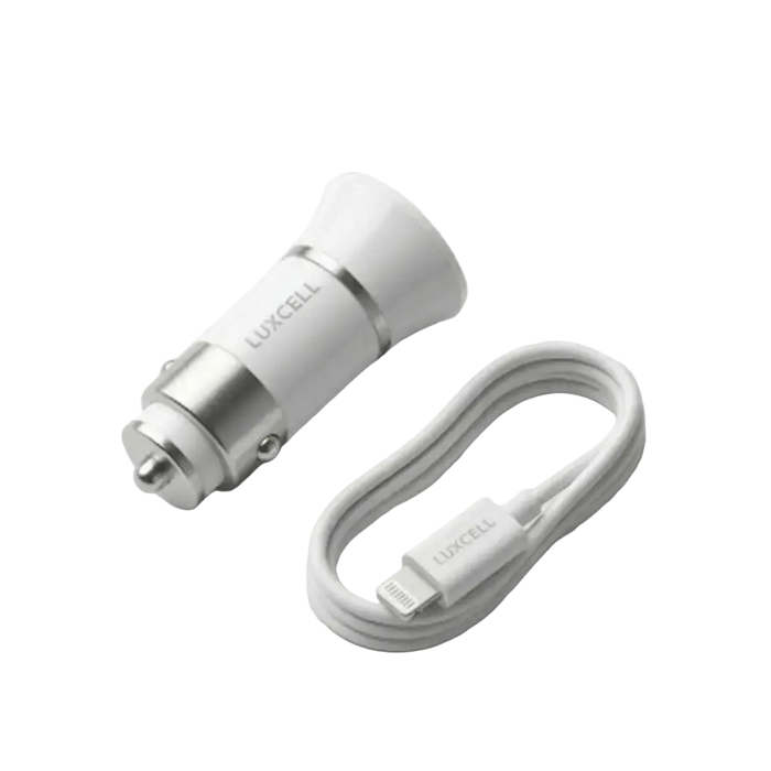 Altijd Snel Opladen met de Dual USB-A Autolader – 3.4A Wit