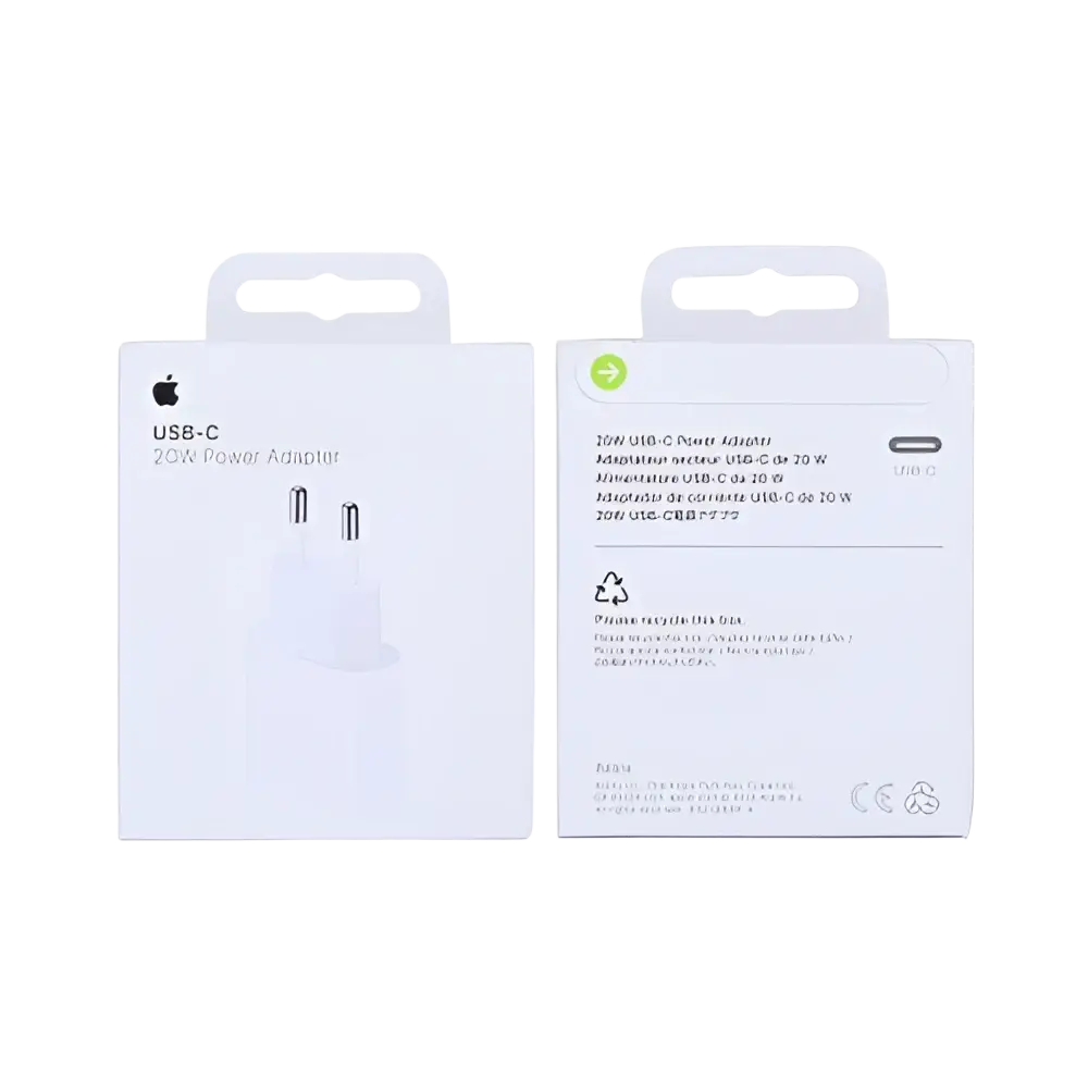 Apple USB-C Power Adapter 20W – MUVV3ZM/A Wit Origineel (Retail Box) - Oplader
