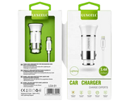 Autolader met Dual USB Poorten - Snelle en Veilige Laadoplossing voor Onderweg - Auto oplader