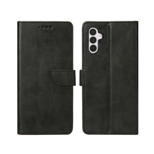 Rixus bookcase voor Samsung Galaxy S25 FE – zwart