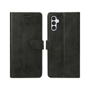 Rixus bookcase voor Samsung Galaxy S25 FE – zwart