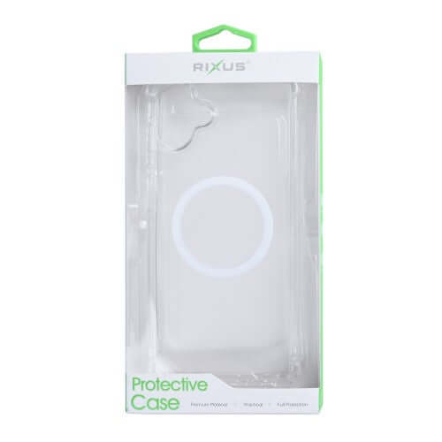 Rixus Anti-Burst hoesje voor Samsung Galaxy A07 / A08 – MagSafe-compatibel, transparant