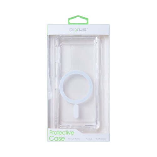 Rixus Anti-Burst MagSafe-compatibel hoesje voor Samsung Galaxy Z Fold6 – transparant