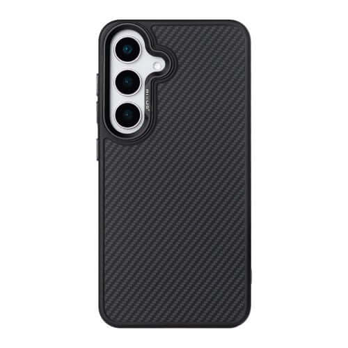Rixus Mag Carbon MagSafe-compatibel hoesje voor Samsung Galaxy S26 – zwart
