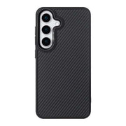 Rixus Mag Carbon MagSafe-compatibel hoesje voor Samsung Galaxy S26 – zwart