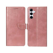 Rixus bookcase voor Samsung Galaxy S25 – roze