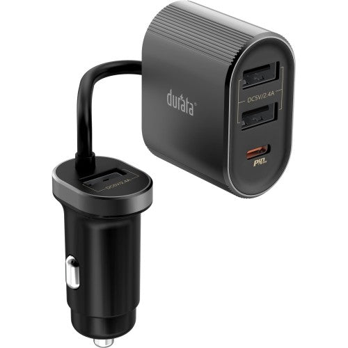 Durata DR2028 Autolader met 3 USB-poorten + PD-poort