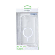 Rixus Anti-Burst-hoesje voor Samsung Galaxy A05s – MagSafe-compatibel, transparant