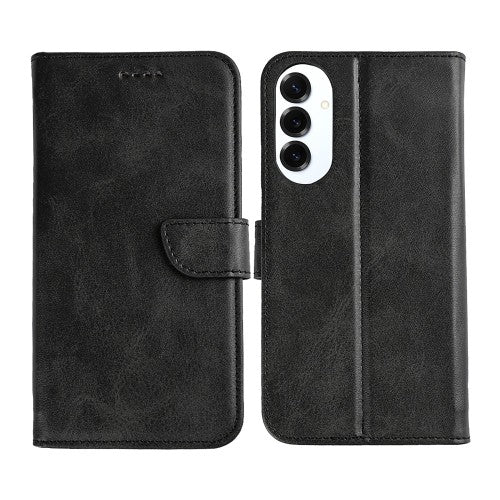 Rixus bookcase voor Samsung Galaxy S25 Edge – zwart