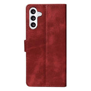 Rixus bookcase voor Samsung Galaxy A56 – donkerrood