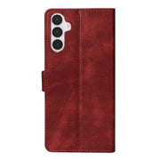 Rixus bookcase voor Samsung Galaxy S25 FE – donkerrood