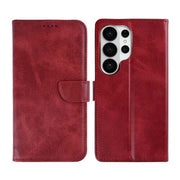 Rixus bookcase voor Samsung Galaxy S26 Ultra – donkerrood