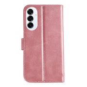 Rixus bookcase voor Samsung Galaxy S25 Edge – roze
