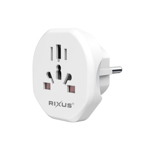 Rixus RXHC27 EU Reisadapter / Wandadapter – Wit
