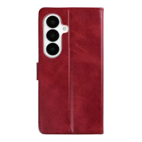 Rixus bookcase voor Samsung Galaxy S26 Plus – donkerrood