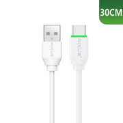 Rixus RXUC13AC USB-A naar USB-C kabel 30cm wit – kabeldetail