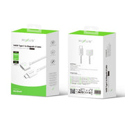 Rixus RXUC140 USB-C naar MagSafe 3 kabel 140W wit – productoverzicht