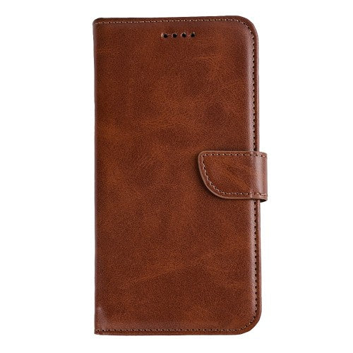 Rixus bookcase voor Samsung Galaxy S25 Edge – bruin