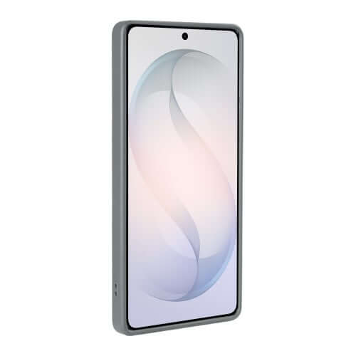 Rixus Mag Carbon MagSafe-compatibel hoesje voor Samsung Galaxy S26 Ultra – titaniumgrijs