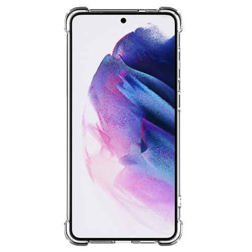 Rixus Anti-Burst hoesje voor Samsung Galaxy S25 Edge – MagSafe-compatibel, transparant