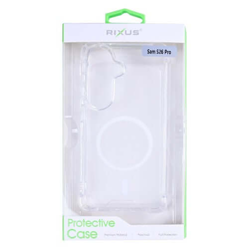 Rixus Anti-Burst hoesje voor Samsung – MagSafe-compatibel, transparant