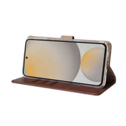Rixus bookcase voor Samsung Galaxy S24 FE – bruin