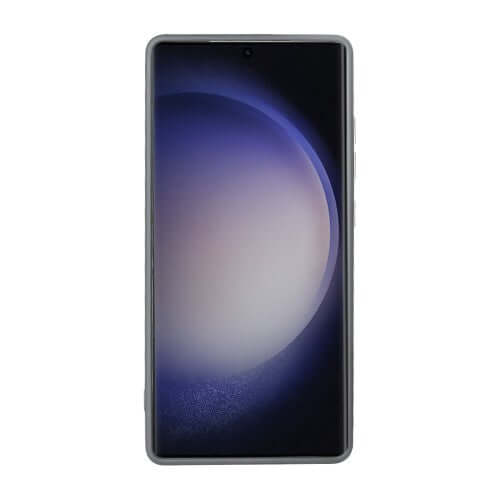 Rixus Mag Carbon hoesje voor Samsung Galaxy S25 Ultra – MagSafe-compatibel, titaniumgrijs
