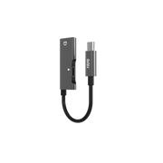 Durata DRMU19 USB-C audio laadadapter met audio- en oplaadfunctionaliteit voor USB-C apparaten.