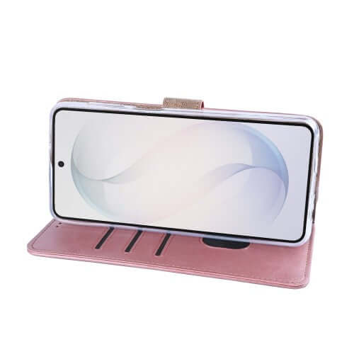Rixus bookcase voor Samsung Galaxy S26 Ultra – roze