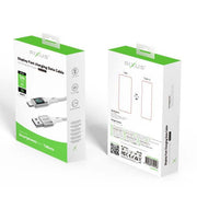 Rixus RXUC29AC Braided USB-A To USB-C Cable With LED Display White