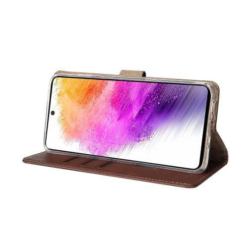 Rixus bookcase voor Samsung Galaxy A56 – bruin