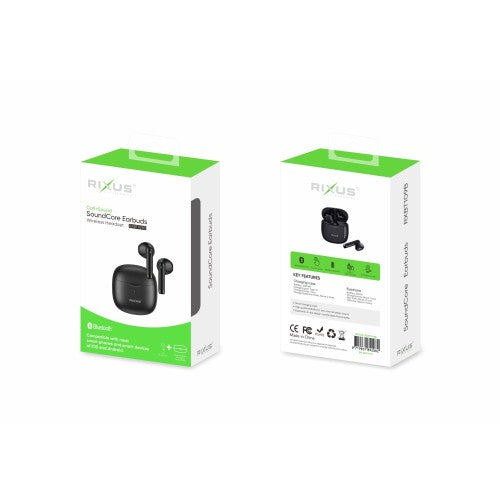 Rixus RXBT109B Bluetooth Headset – Zwart