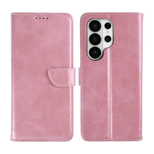 Rixus bookcase voor Samsung Galaxy S26 Ultra – roze