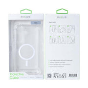 Rixus Anti-Burst-hoesje voor Samsung Galaxy A05s – MagSafe-compatibel, transparant