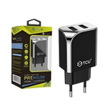 Dual USB-A Thuislader 10W – Zwart