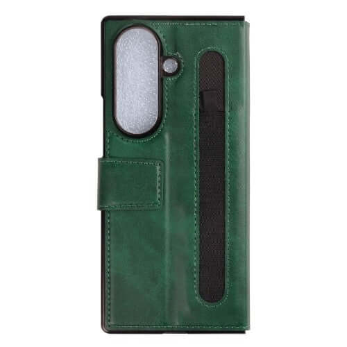 Rixus wallet-hoesje met penhouder voor Samsung Galaxy Z Fold7 – groen