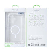 Rixus Anti-Burst-hoesje voor Samsung Galaxy A05 – MagSafe-compatibel, transparant