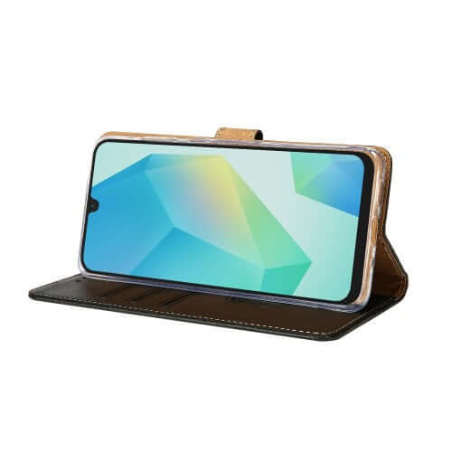 Rixus bookcase voor Samsung Galaxy A16 4G / 5G – zwart