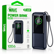 Wave WA-422B Powerbank 100W – 20.000 mAh (zwart)