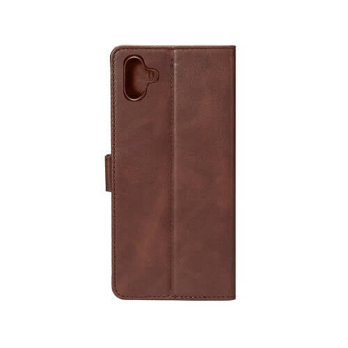 Rixus bookcase voor Samsung Galaxy A06 – bruin