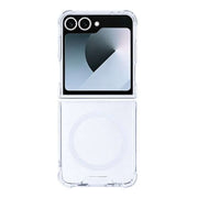 Rixus Anti-Burst MagSafe-compatibel hoesje voor Samsung Galaxy Z Flip6 – transparant