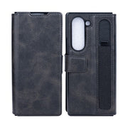 Rixus wallet-hoesje met penhouder voor Samsung Galaxy Z Fold6 – zwart