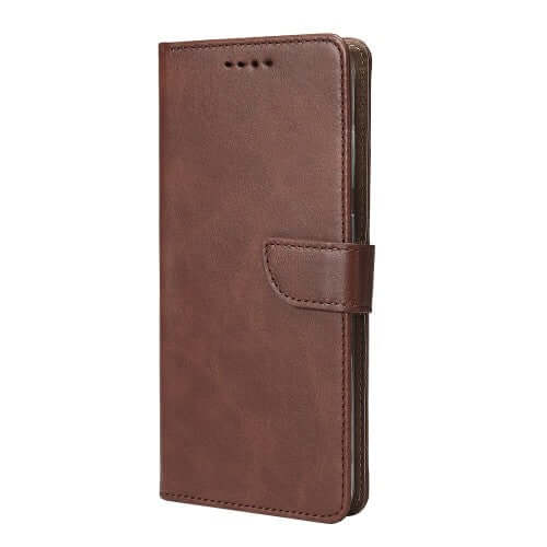 Rixus bookcase voor Samsung Galaxy S24 FE – bruin