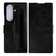 Rixus wallet-hoesje met penhouder voor Samsung Galaxy Z Fold7 – zwart