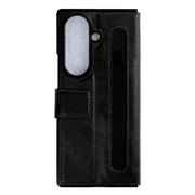 Rixus wallet-hoesje met penhouder voor Samsung Galaxy Z Fold7 – zwart