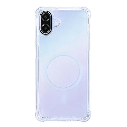 Rixus Anti-Burst hoesje voor Samsung Galaxy A07 / A08 – MagSafe-compatibel, transparant
