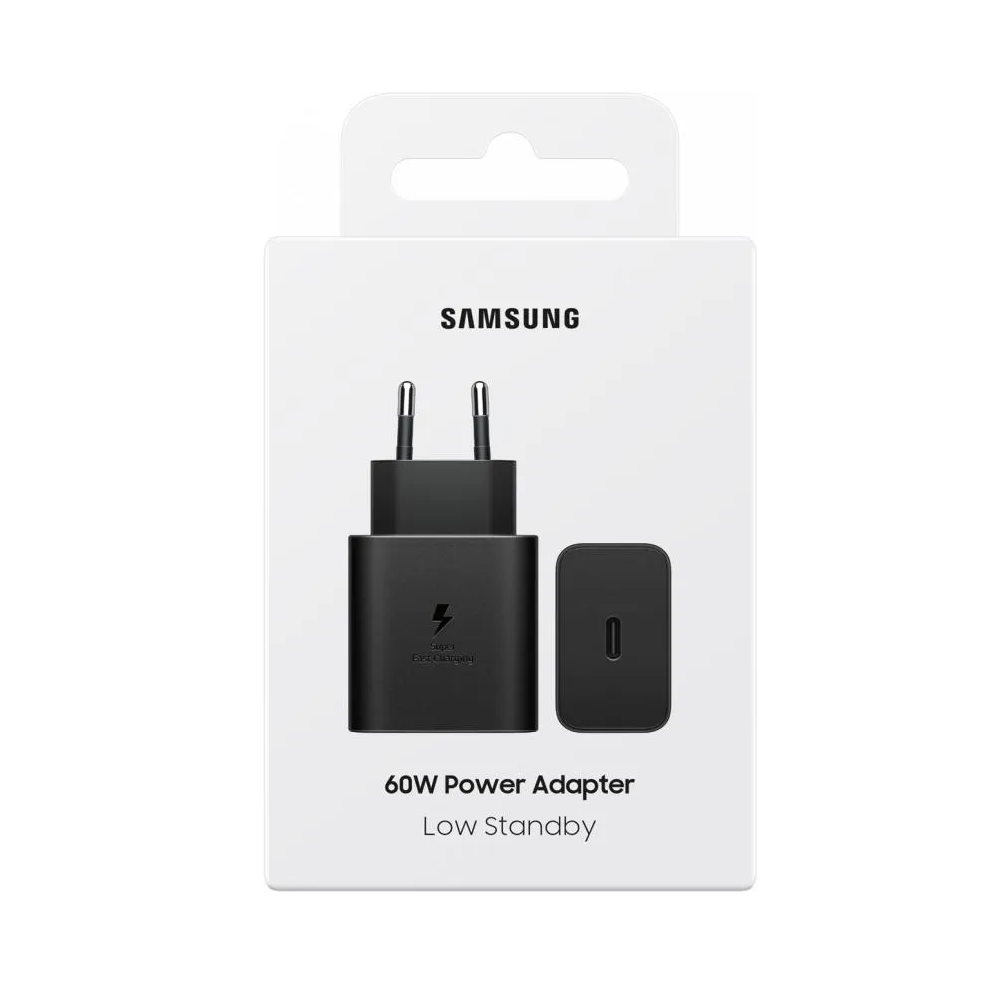 Samsung 60W USB-C Power Adapter - EP-T6010NBEGWW - Black