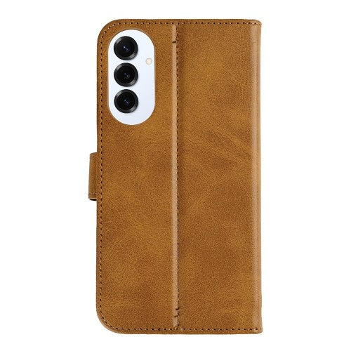 Rixus bookcase voor Samsung Galaxy S25 Edge – lichtbruin