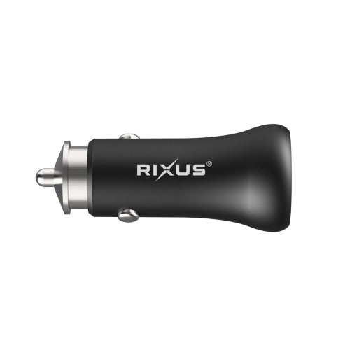 Rixus RXCC15 2-Poorts USB-C Autolader 20W